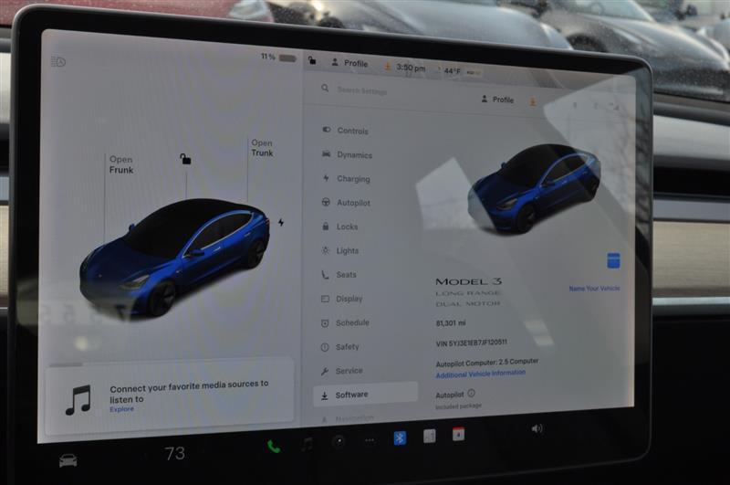 used 2018 Tesla Model 3 car, priced at $18,995