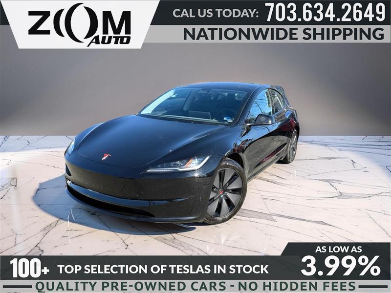 used 2025 Tesla Model 3 car, priced at $39,995