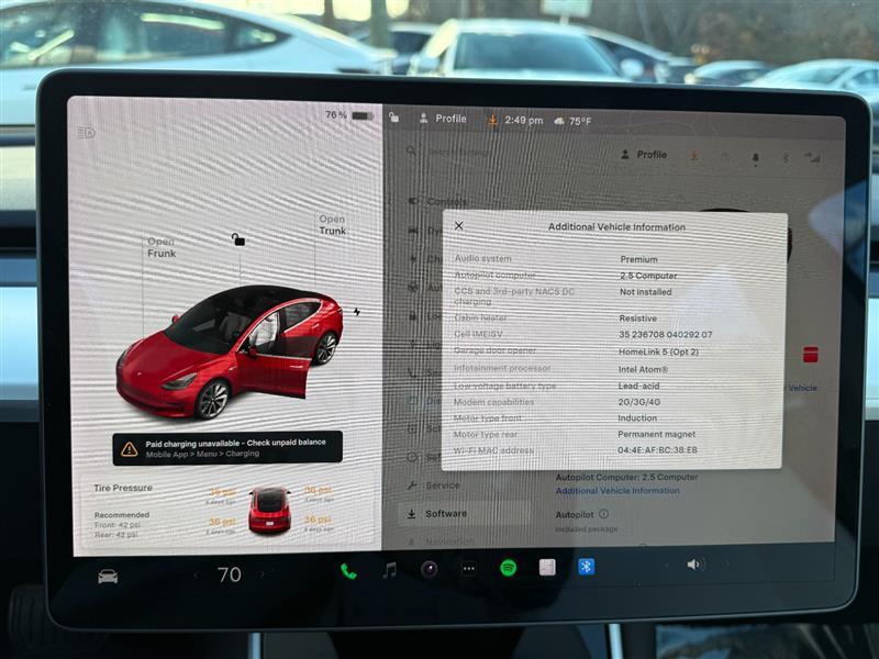 used 2018 Tesla Model 3 car, priced at $20,995