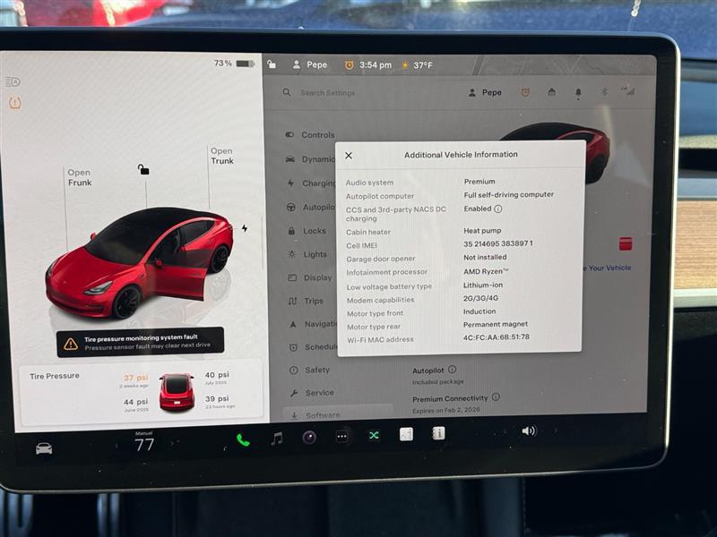 used 2023 Tesla Model 3 car, priced at $29,995