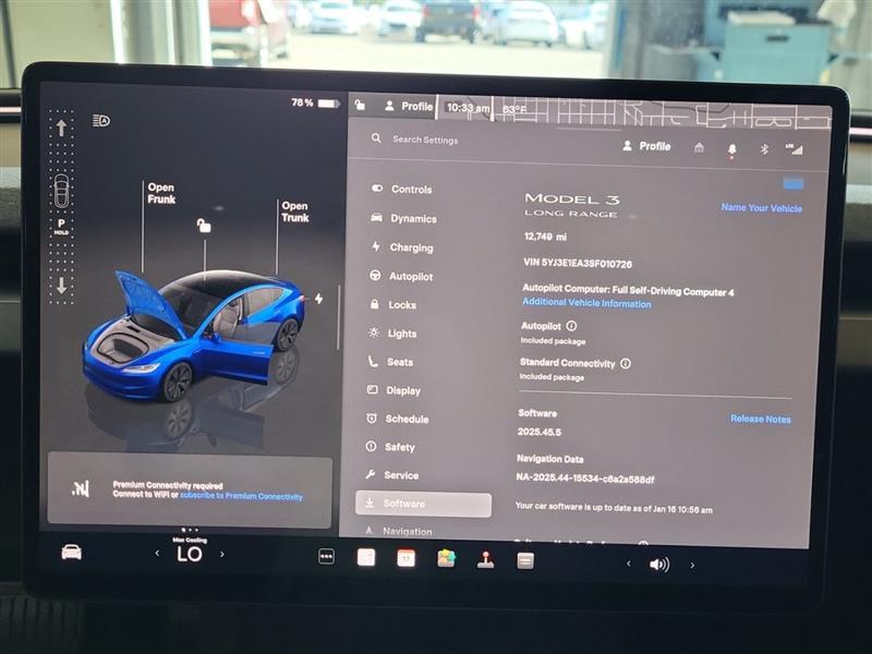 used 2025 Tesla Model 3 car, priced at $37,995