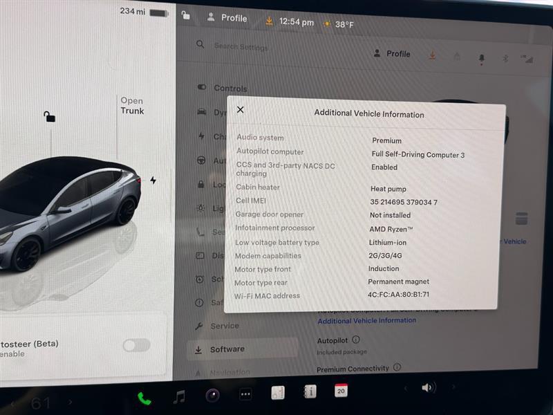 used 2023 Tesla Model 3 car, priced at $31,995