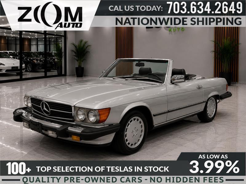 used 1987 Mercedes-Benz SL-Class car, priced at $18,995