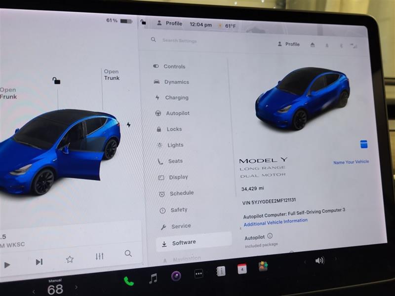 used 2021 Tesla Model Y car, priced at $27,995