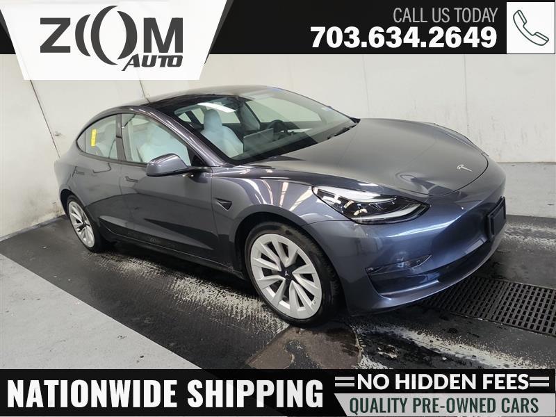 used 2022 Tesla Model 3 car, priced at $27,995