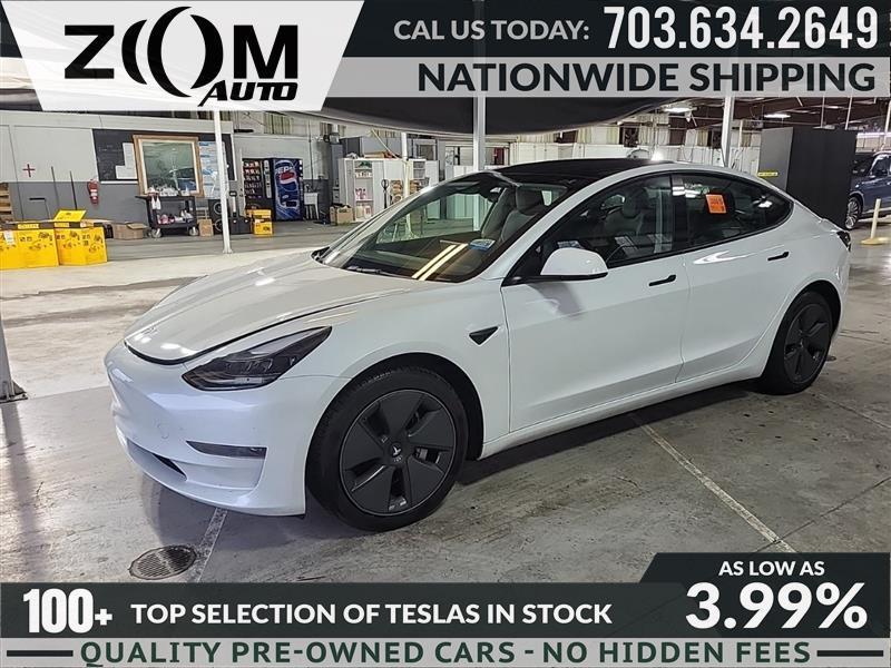 used 2023 Tesla Model 3 car, priced at $23,995