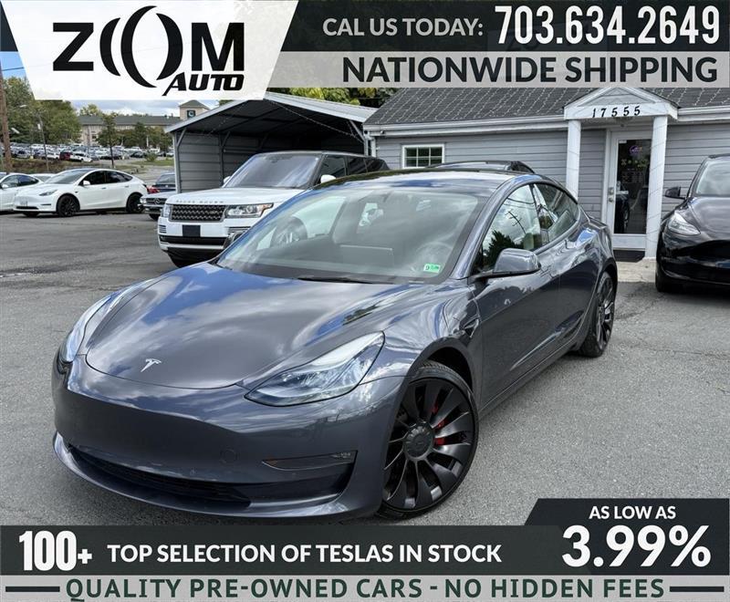 used 2022 Tesla Model 3 car, priced at $28,995