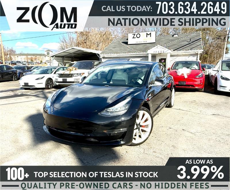 used 2019 Tesla Model 3 car, priced at $21,995