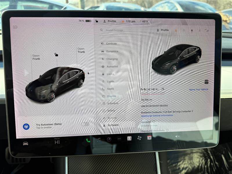 used 2019 Tesla Model 3 car, priced at $21,995