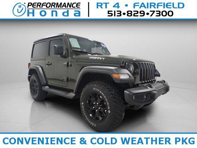 used 2020 Jeep Wrangler car, priced at $24,424