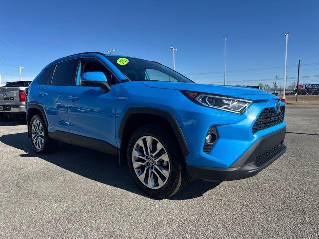 used 2021 Toyota RAV4 Hybrid car, priced at $28,495
