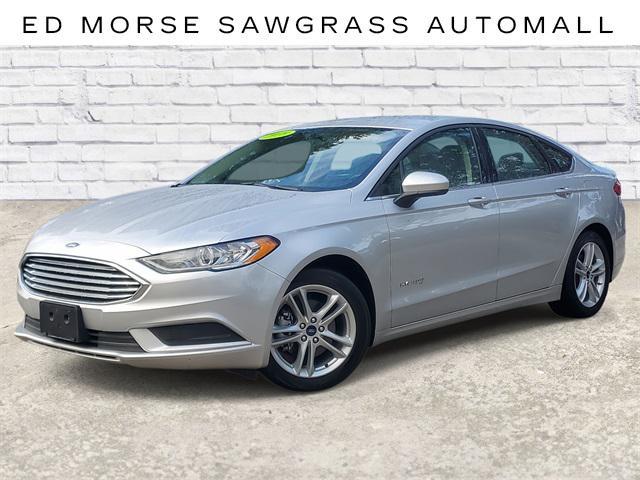 used 2018 Ford Fusion Hybrid car, priced at $13,850