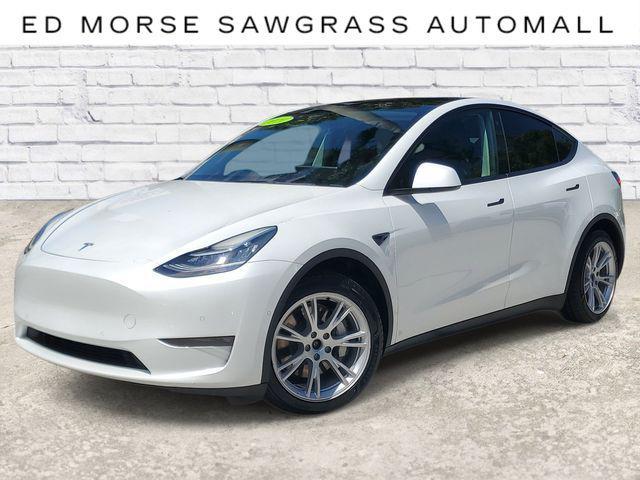 used 2021 Tesla Model Y car, priced at $27,196