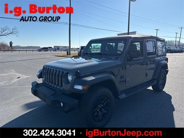 used 2021 Jeep Wrangler Unlimited car, priced at $28,805