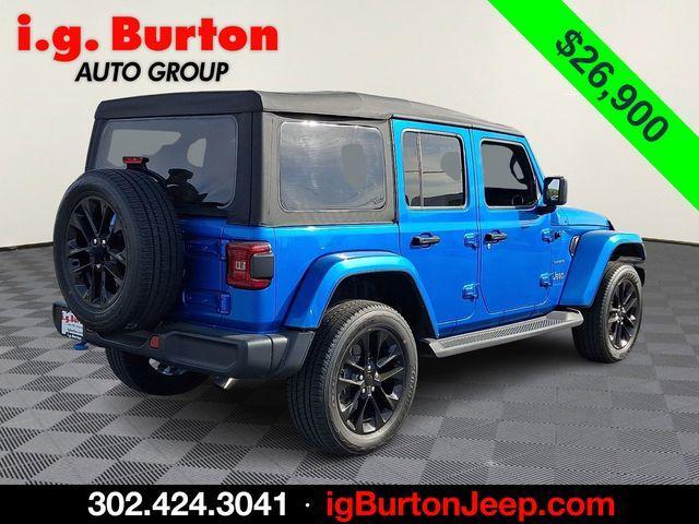 used 2023 Jeep Wrangler 4xe car, priced at $27,699