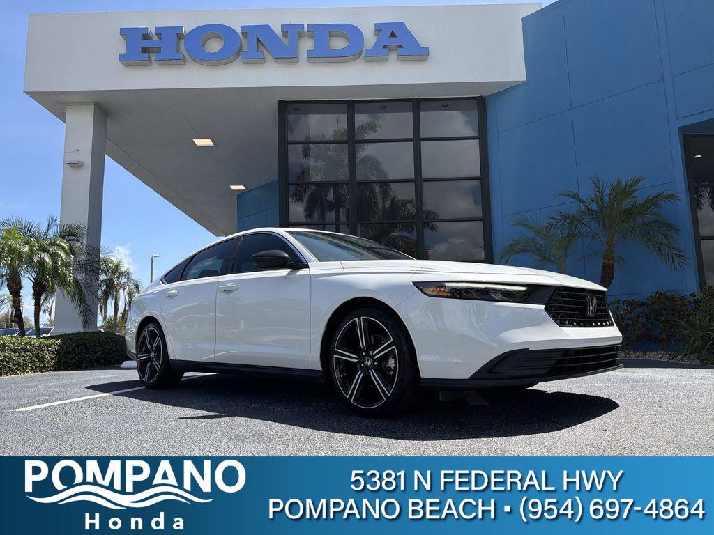 used 2023 Honda Accord Hybrid car, priced at $25,800