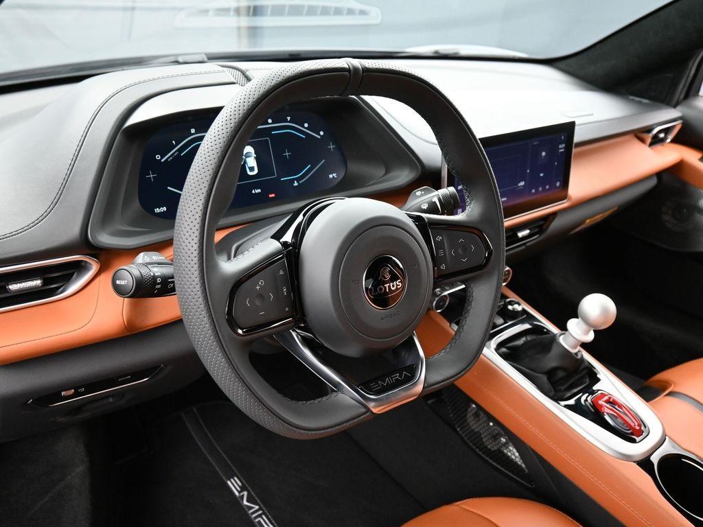 new 2026 Lotus Emira car, priced at $120,450