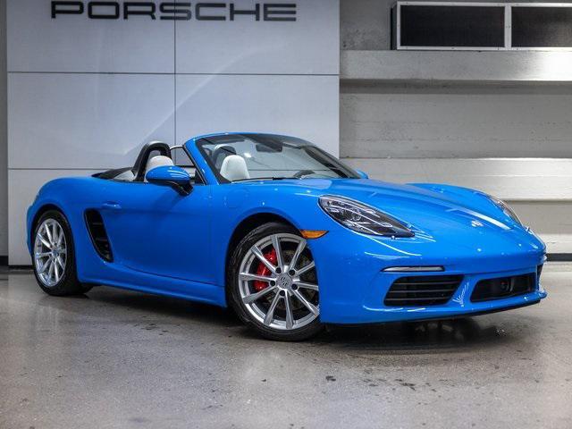 used 2025 Porsche 718 Boxster car, priced at $104,598