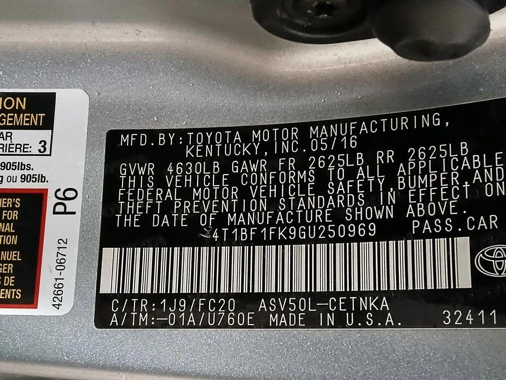 used 2016 Toyota Camry car, priced at $17,900