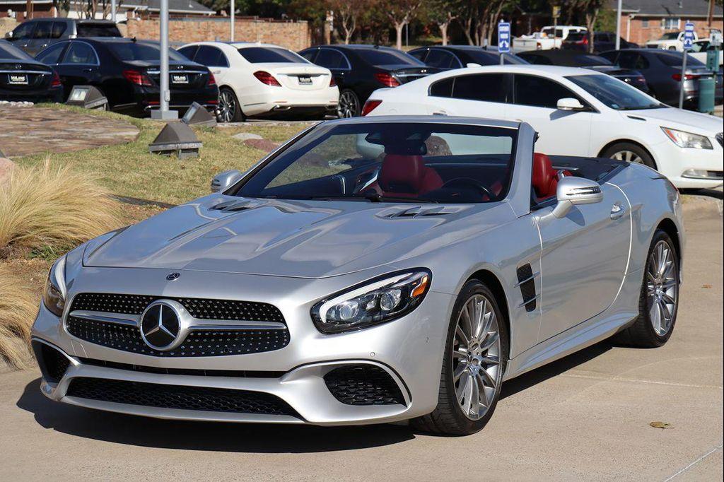used 2018 Mercedes-Benz SL 450 car, priced at $39,998