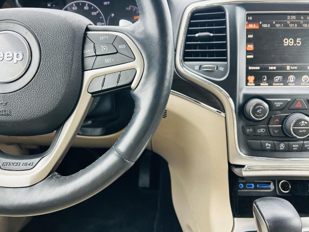 used 2017 Jeep Grand Cherokee car, priced at $15,000