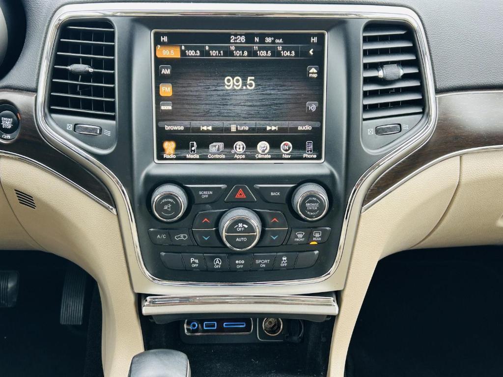 used 2017 Jeep Grand Cherokee car, priced at $15,000