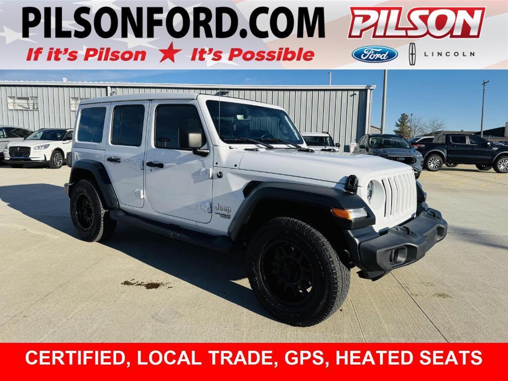 used 2021 Jeep Wrangler Unlimited car, priced at $29,000