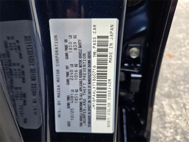 new 2026 Mazda Mazda3 car, priced at $26,050