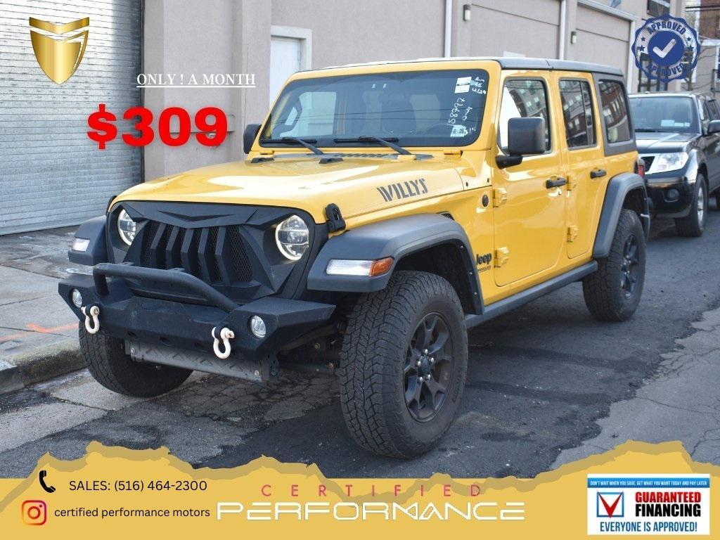 used 2021 Jeep Wrangler car, priced at $17,988