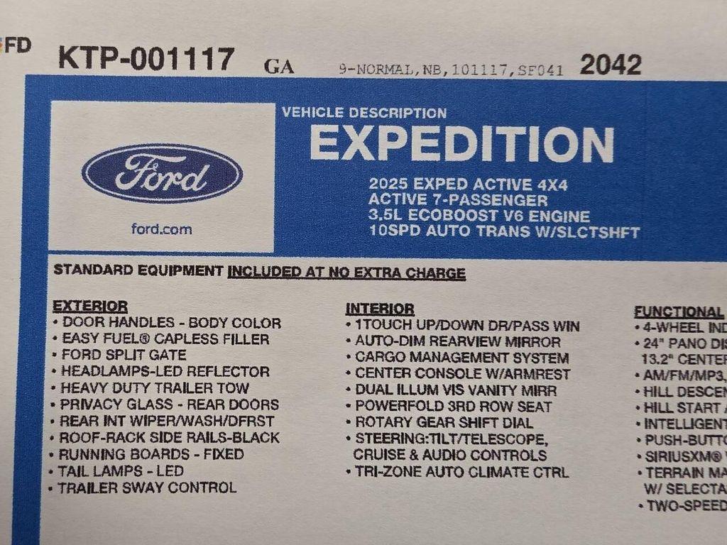used 2025 Ford Expedition car, priced at $58,000