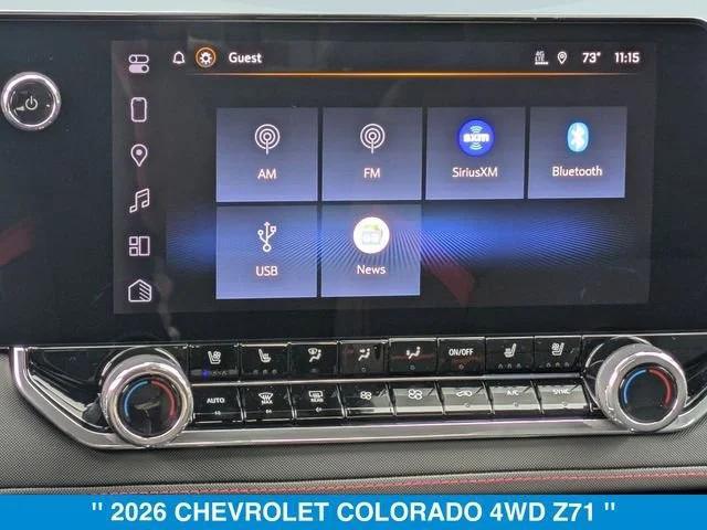 new 2026 Chevrolet Colorado car, priced at $52,734