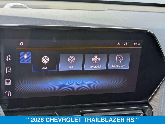 new 2026 Chevrolet TrailBlazer car, priced at $34,740
