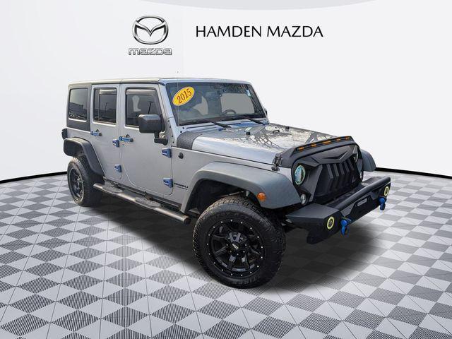 used 2015 Jeep Wrangler Unlimited car, priced at $12,290