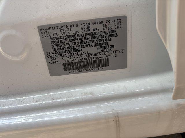 new 2025 Nissan Versa car, priced at $23,535