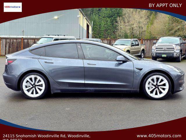 used 2022 Tesla Model 3 car, priced at $18,995
