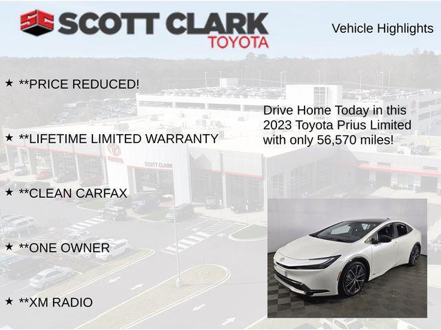 used 2023 Toyota Prius car, priced at $26,115