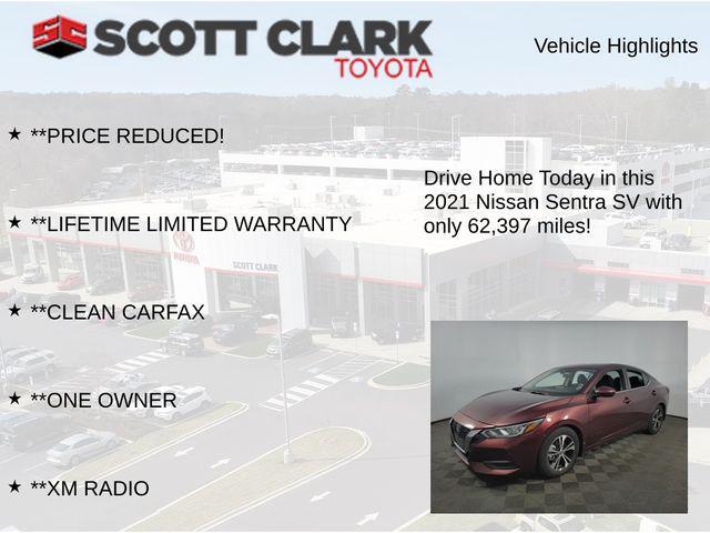 used 2021 Nissan Sentra car, priced at $16,858
