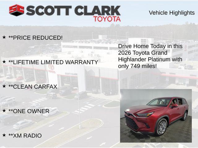 used 2026 Toyota Grand Highlander car, priced at $59,224