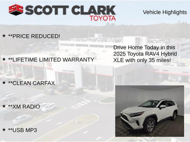 used 2025 Toyota RAV4 Hybrid car, priced at $38,116