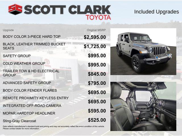 used 2021 Jeep Wrangler Unlimited 4xe car, priced at $27,136