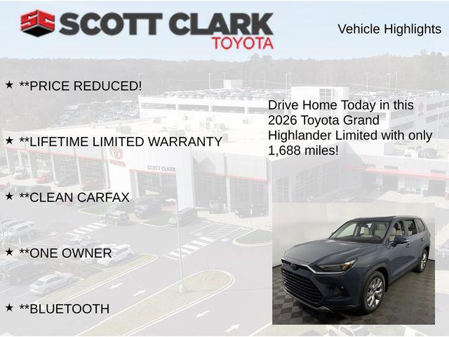 used 2026 Toyota Grand Highlander car, priced at $50,489