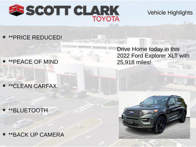 used 2022 Ford Explorer car, priced at $28,046