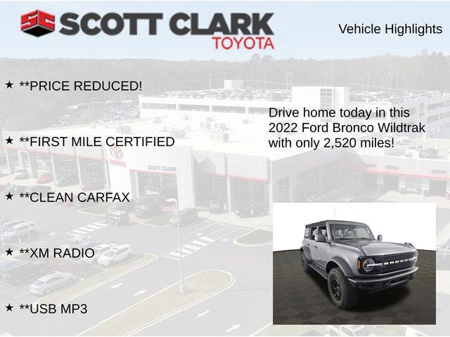 used 2022 Ford Bronco car, priced at $47,663
