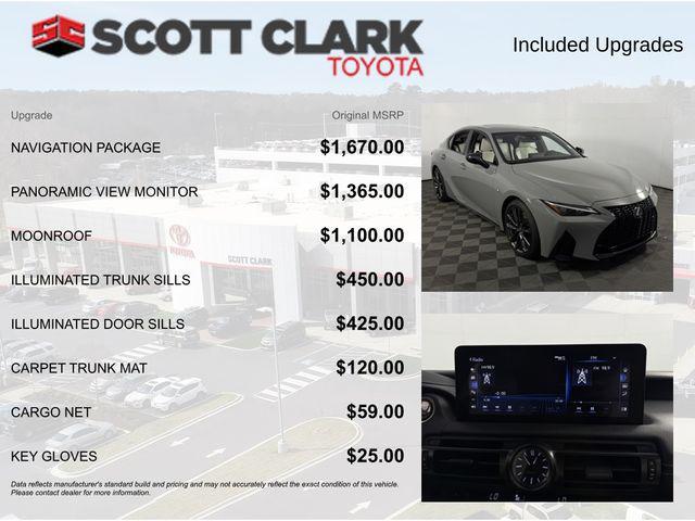 used 2025 Lexus IS 350 car, priced at $52,685