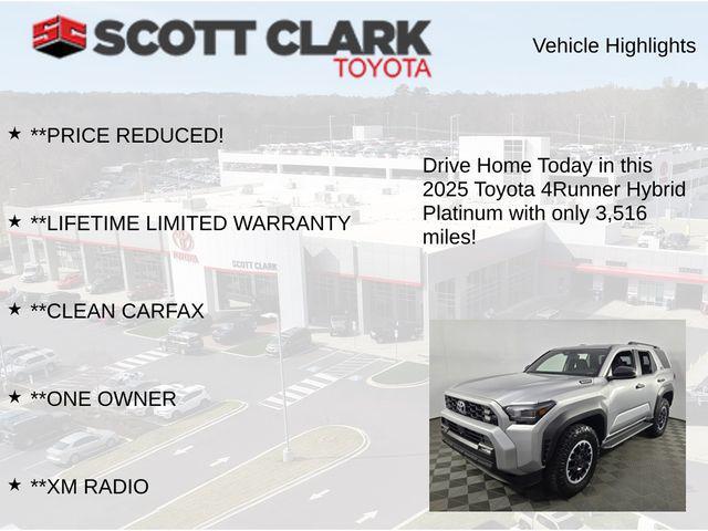 used 2025 Toyota 4Runner Hybrid car, priced at $60,789