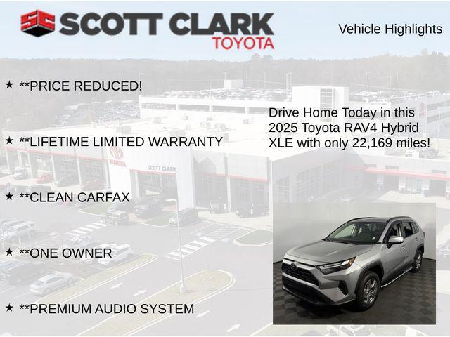 used 2025 Toyota RAV4 Hybrid car, priced at $34,987