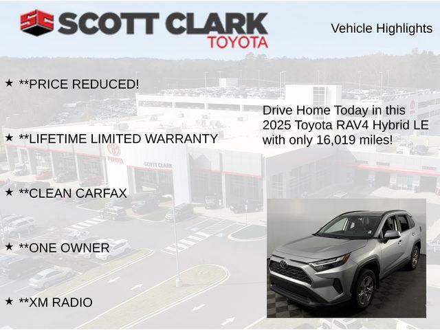 used 2025 Toyota RAV4 Hybrid car, priced at $35,755