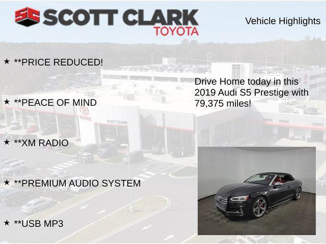 used 2019 Audi S5 car, priced at $27,325