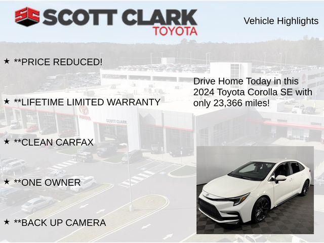 used 2024 Toyota Corolla car, priced at $22,143
