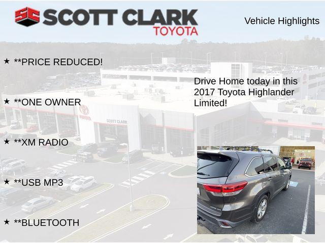 used 2017 Toyota Highlander car, priced at $18,308